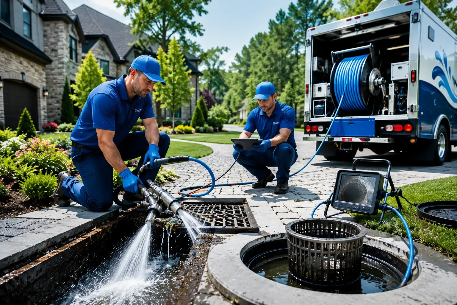 Local outdoor drain cleaning professionals in Roanoke, TX